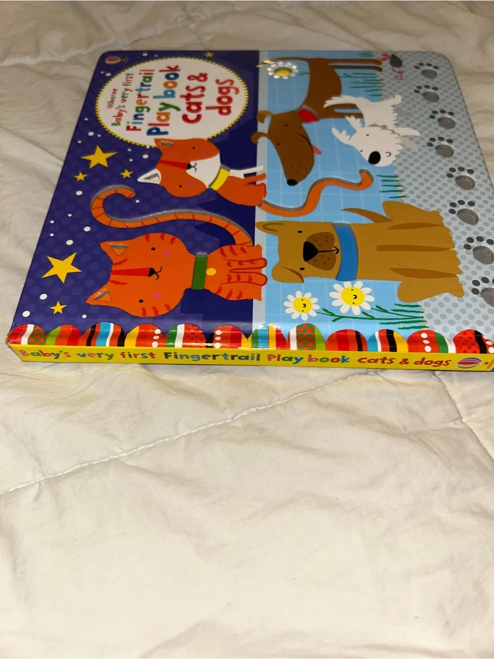 Baby's Very First Fingertrail Playbook Cats & Dogs by Stella Baggott, Board Book